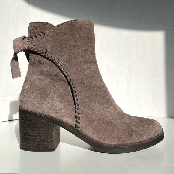 UGG  UGG Fraise Whipstitch Suede Ankle Boots